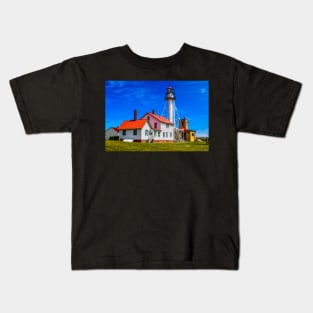 “Whitefish Point Lighthouse” Kids T-Shirt